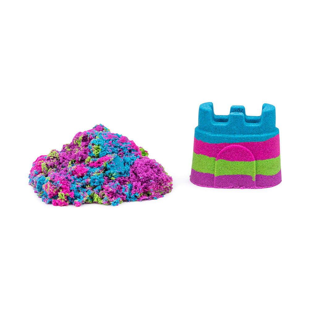 Kinetic Sand Rainbow Unicorn Castle sort