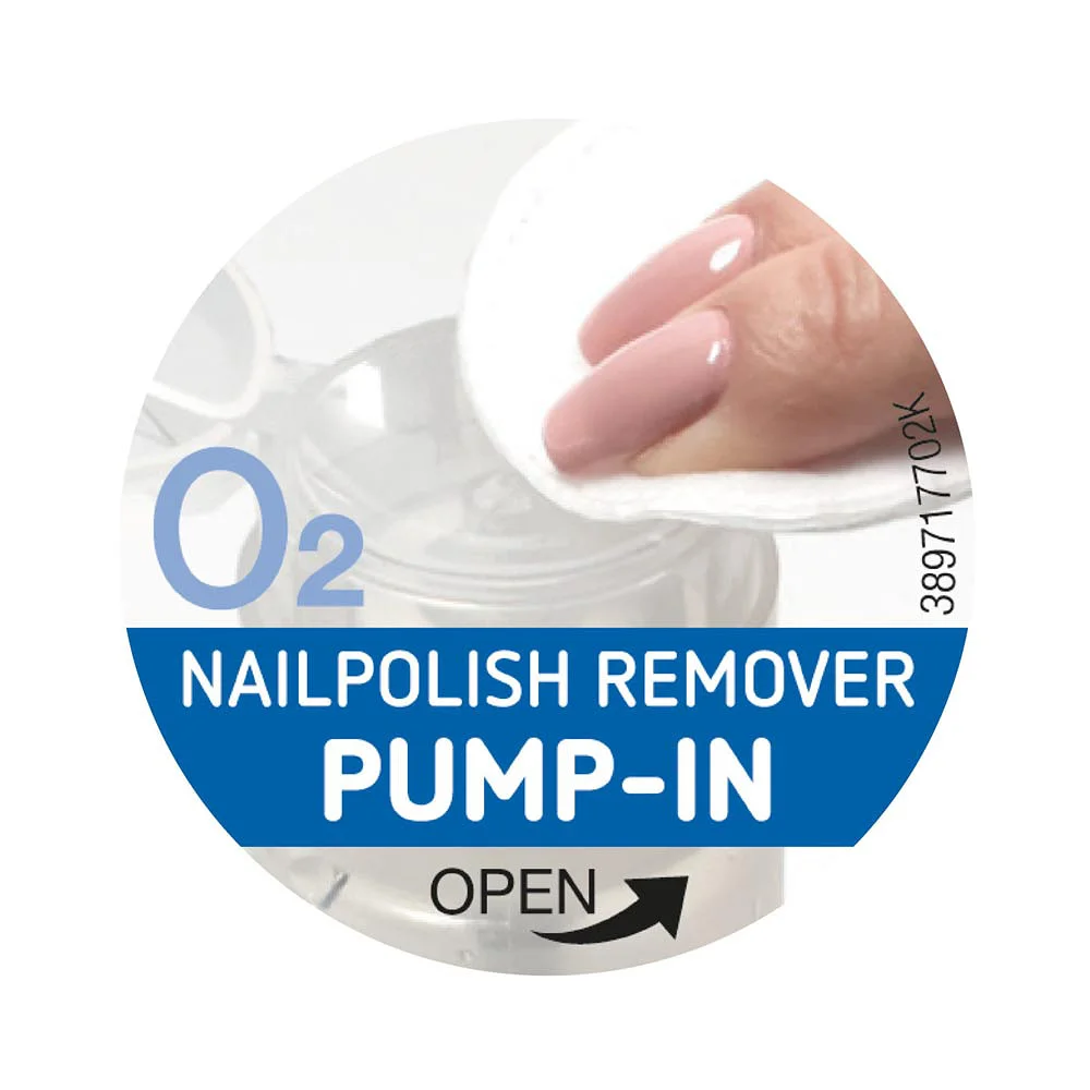 O2 Nail Polish Remover Pump-In Super Fast