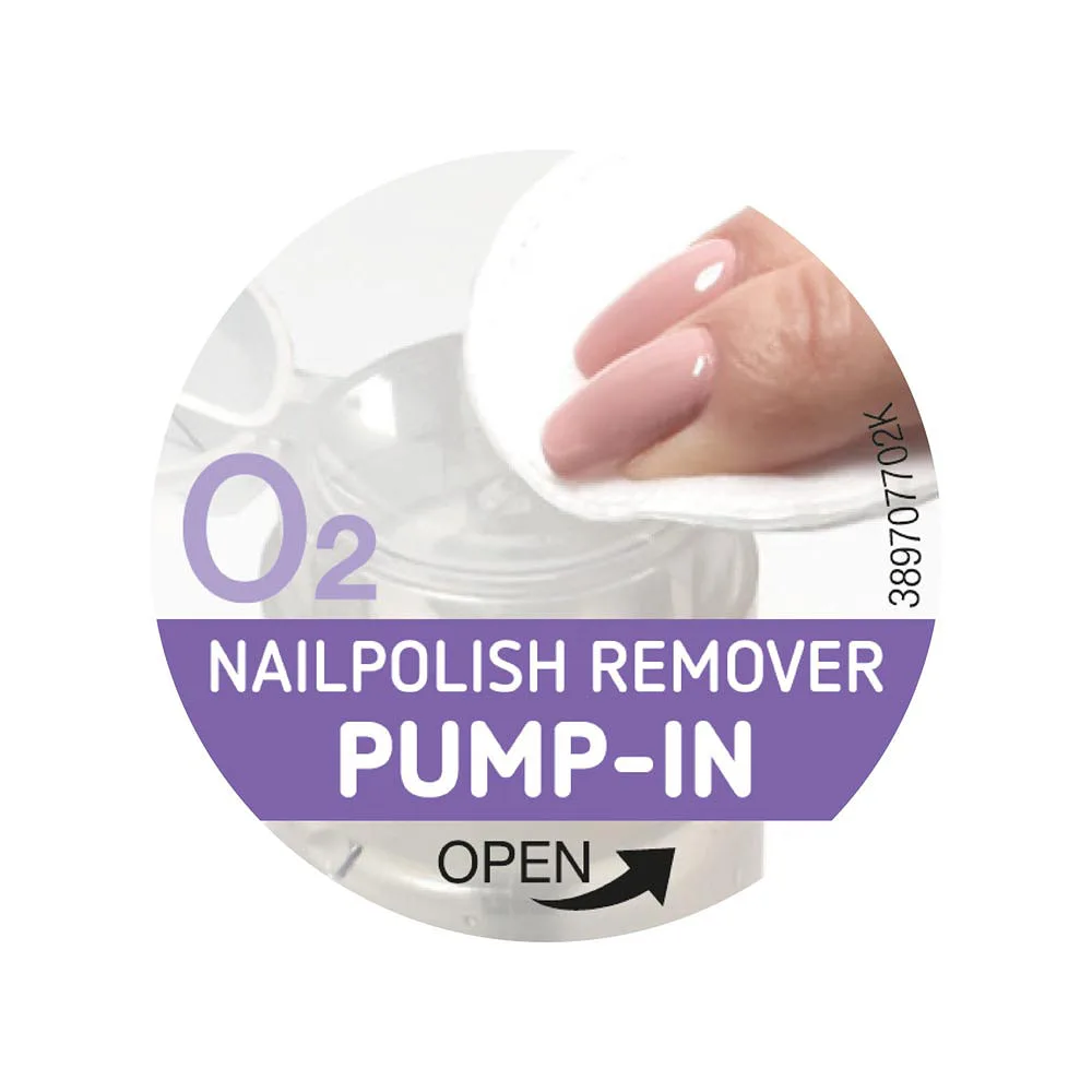 O2 Nail Polish Remover Pump-In - Doftfri