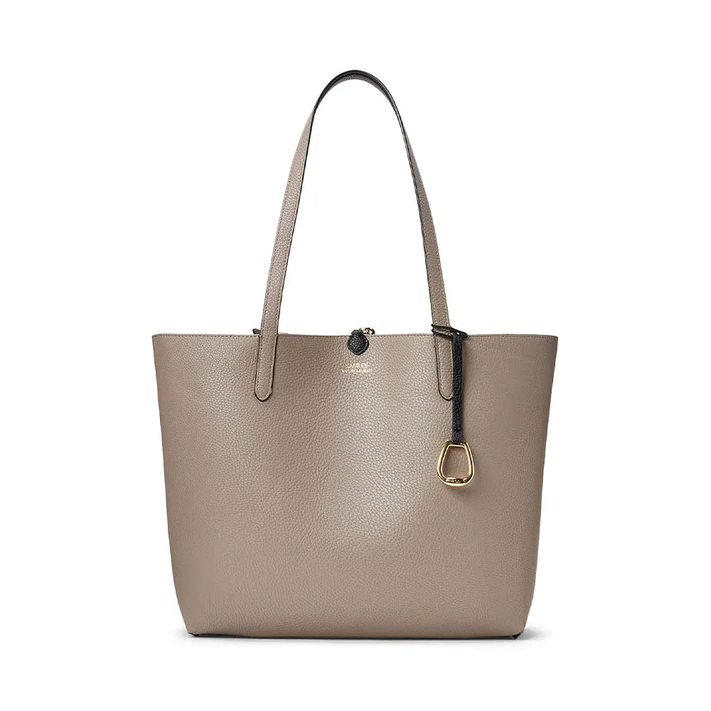 Faux-Leather Reversible Tote