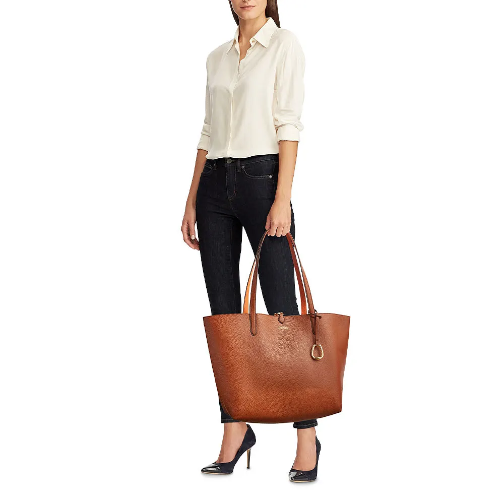 Faux-Leather Reversible Tote