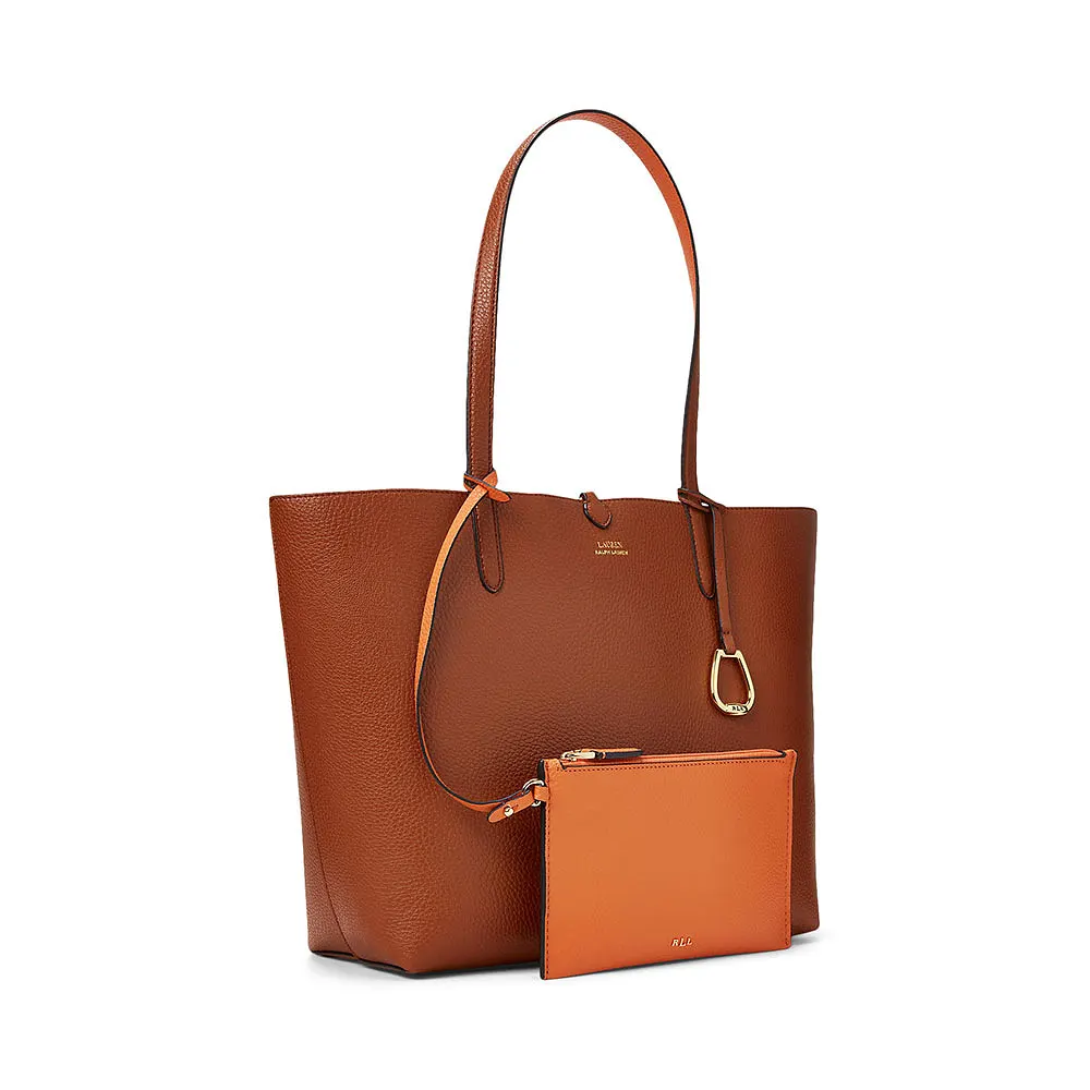 Faux-Leather Reversible Tote