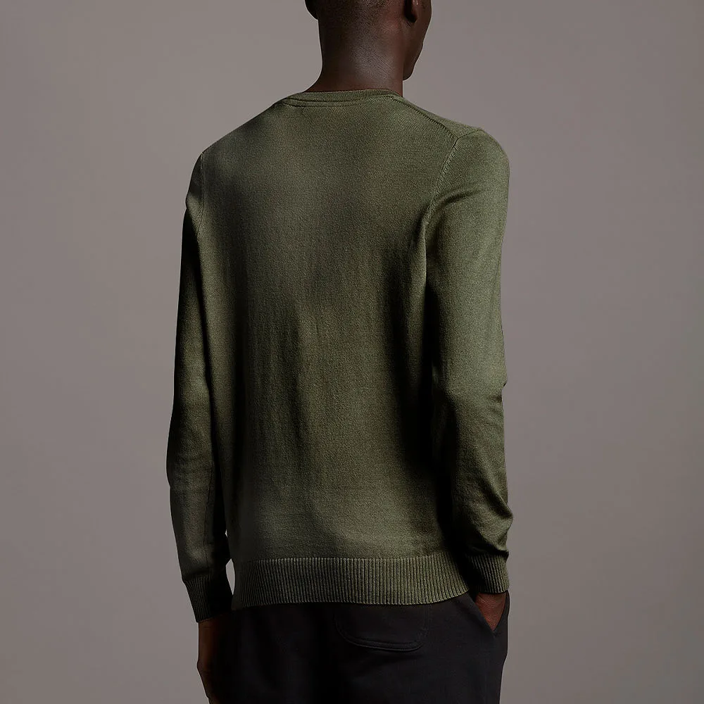 Cotton Merino Crew Neck Jumper