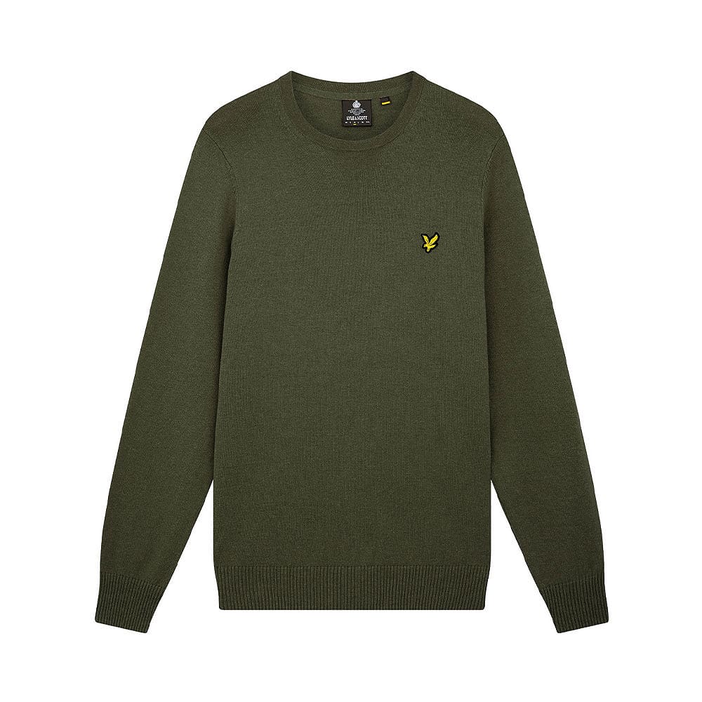 Cotton Merino Crew Neck Jumper