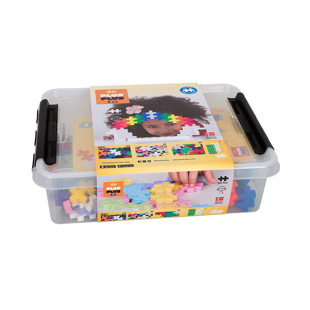 Plus-Plus Byggbitar BIG Storage Box Mix / 200 pcs