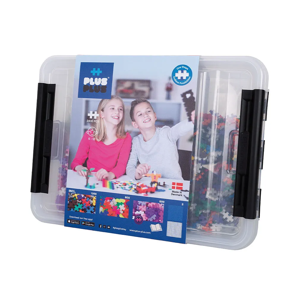 Plus-Plus Byggbitar Storage Box Mix / 2400 pcs