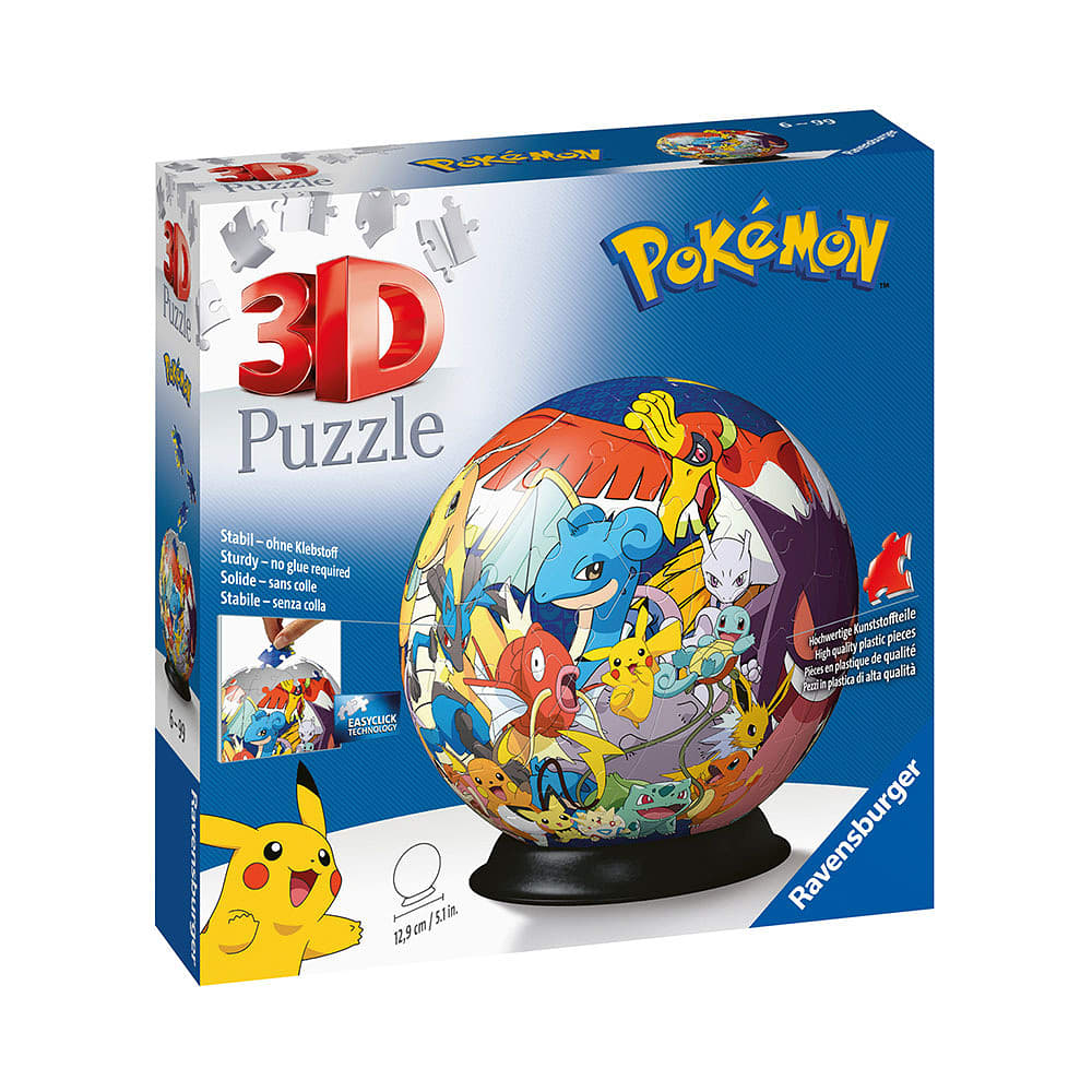 3D Puzzle-Ball Pokémon 72p