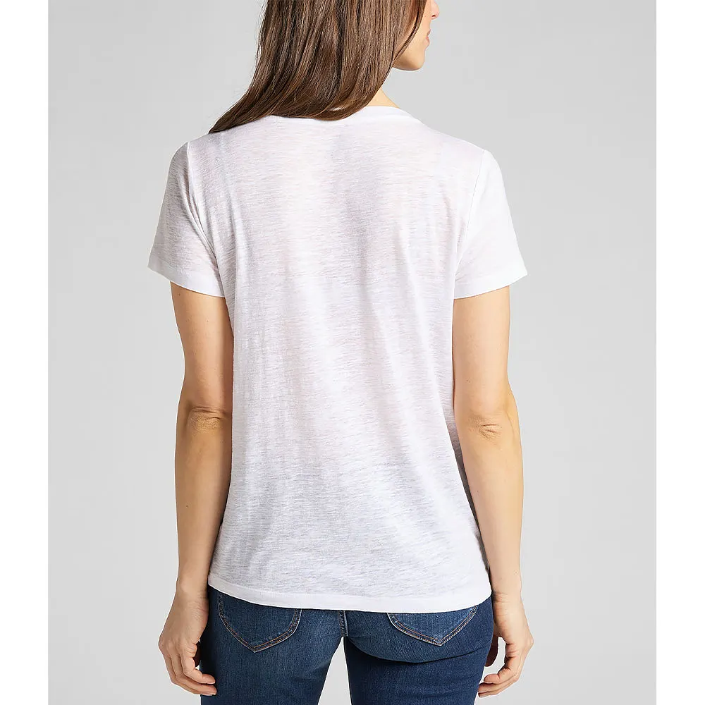 V NECK TEE