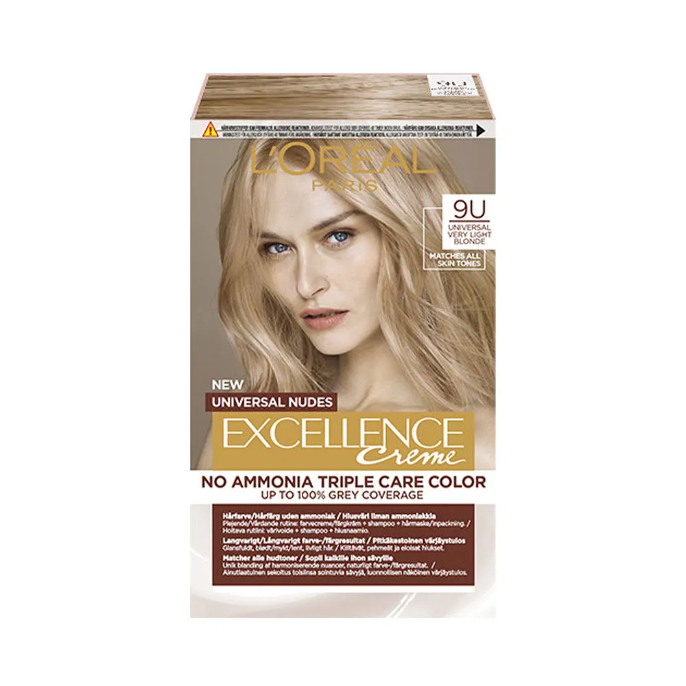 Excellence Universal Nudes 9U Universal Very Light Blonde