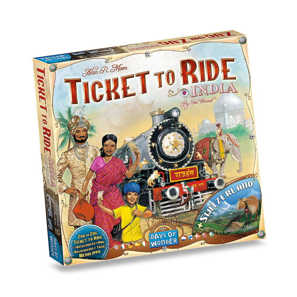 Ticket to Ride Ticket to Ride Map Collection #2 - Indien och Schweitz