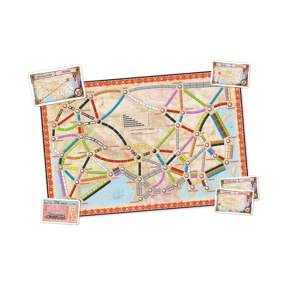 Ticket to Ride Ticket to Ride Map Collection #1 - Asien