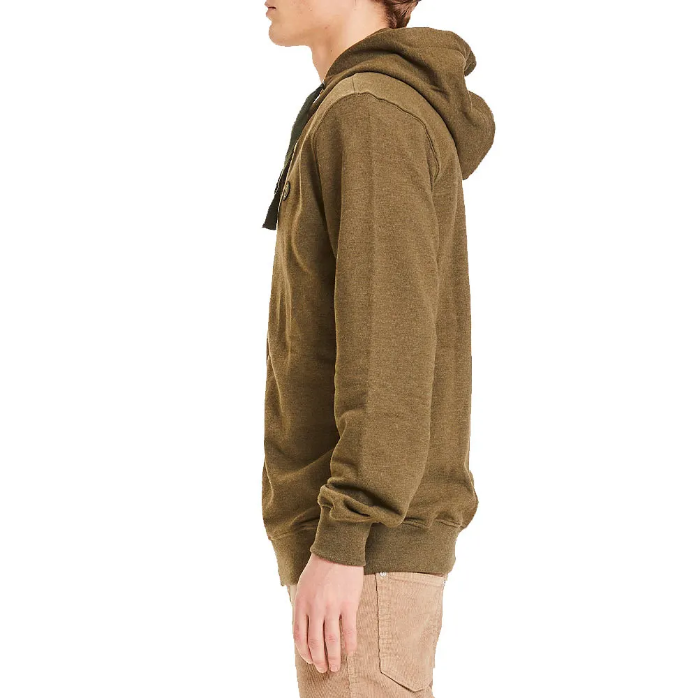 Sweat ELM zip hood basic badge sweat