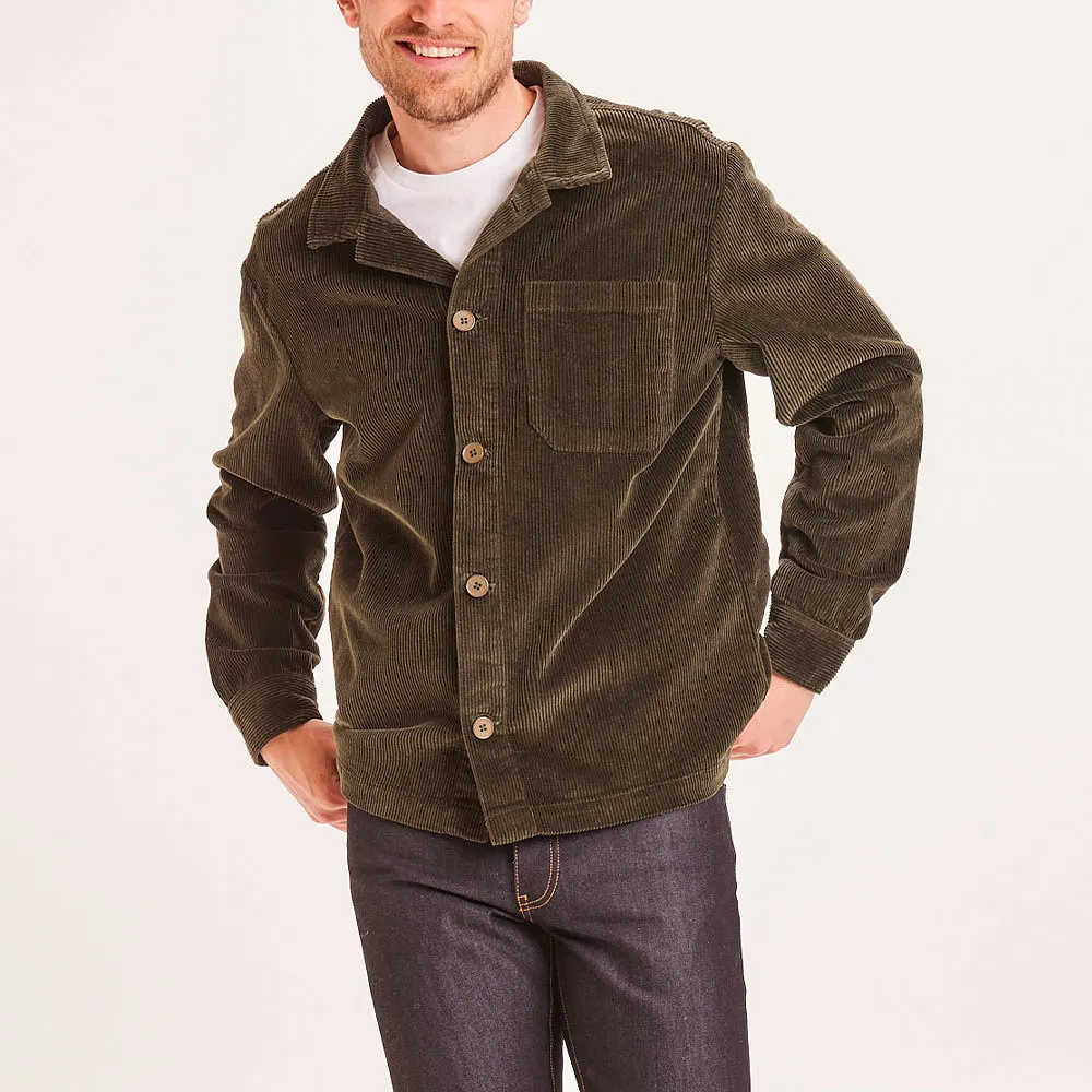 Stretched 8-wales Corduroy Overshirt - GOTS/Vegan