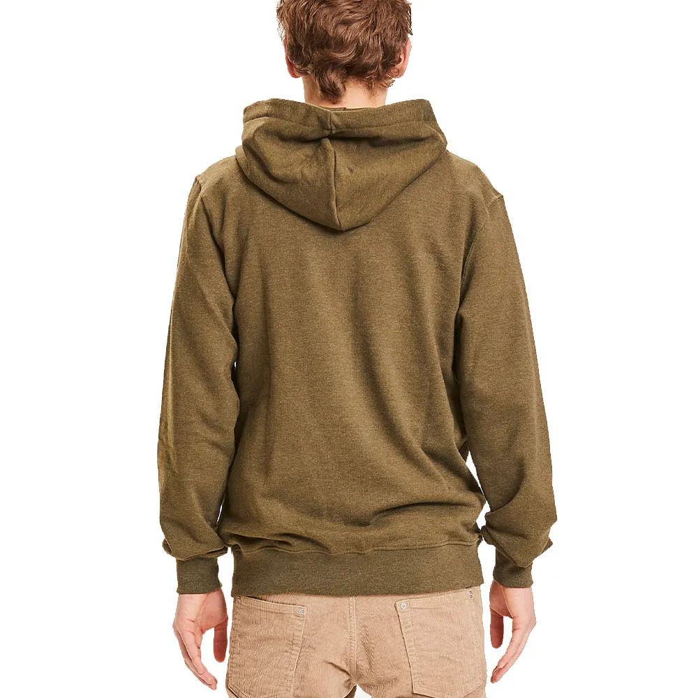 Sweat ELM zip hood basic badge sweat