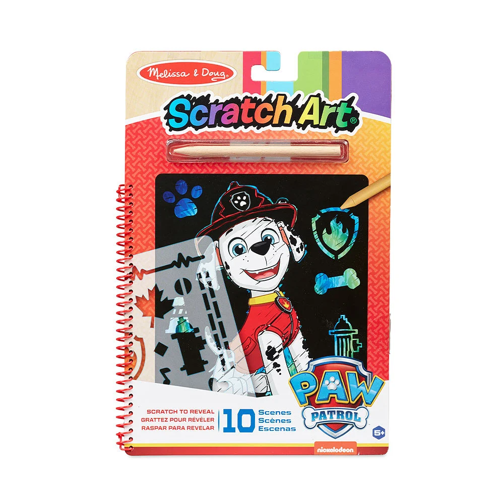 Paw Patrol Melissa & Doug Scratch Art - Marshall