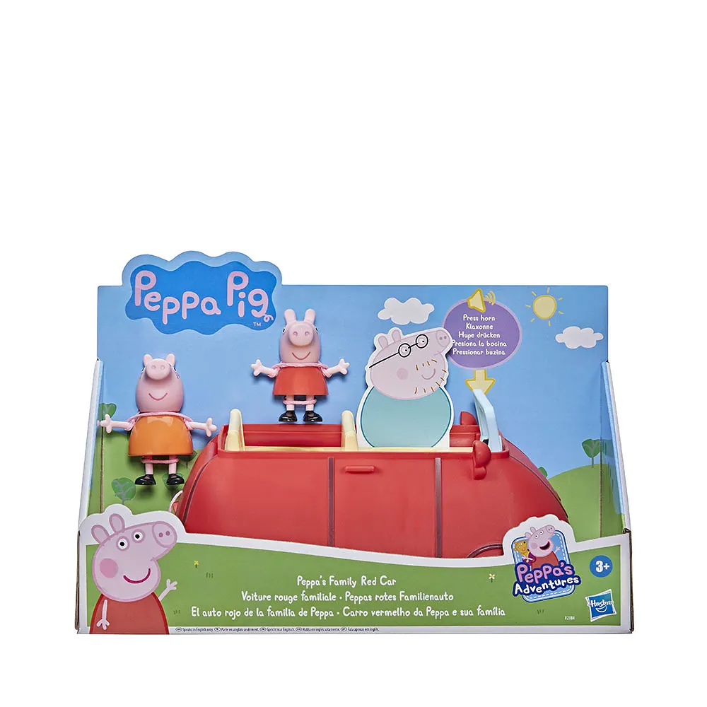 Peppa Pig inkl 2 figurer Peppa's Family Red Car