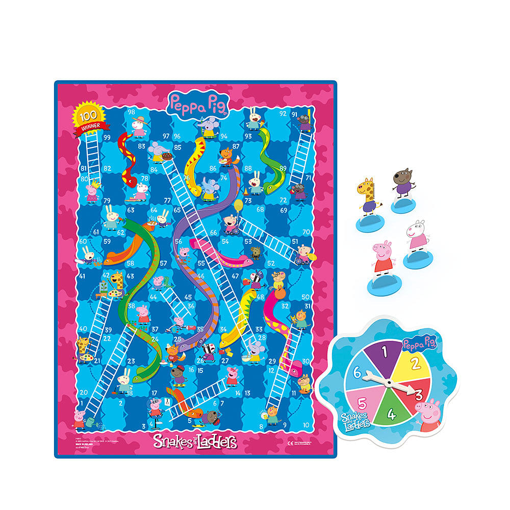 Brädspel Peppa Pig Snakes and Ladders