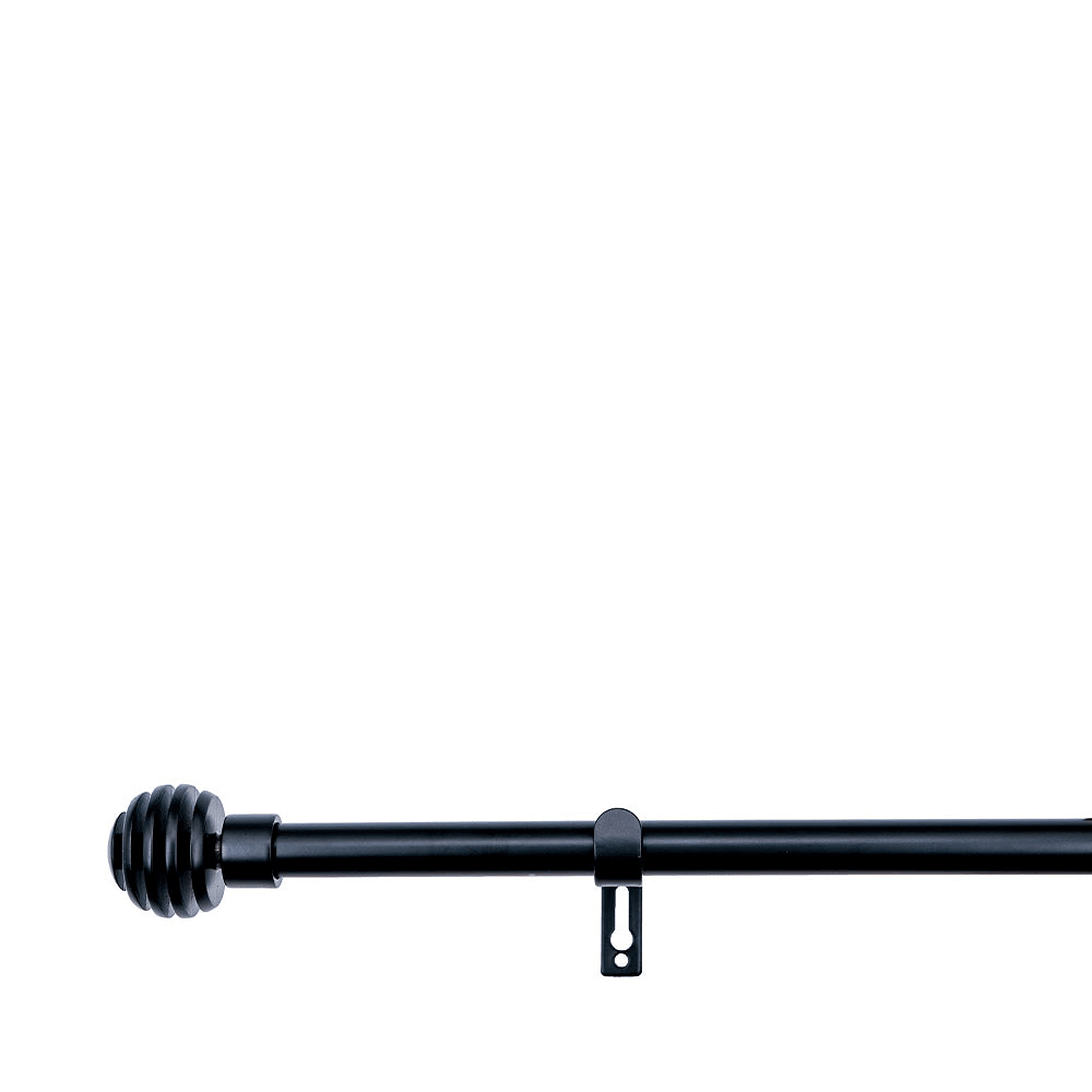 Gardinstång Aura Ø 19 mm 90-160 cm, svart