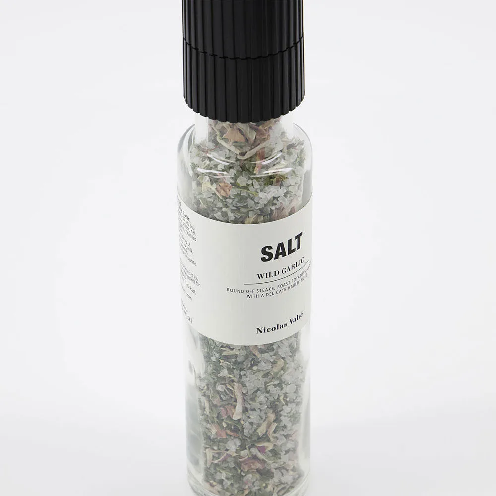 Salt, wild garlic