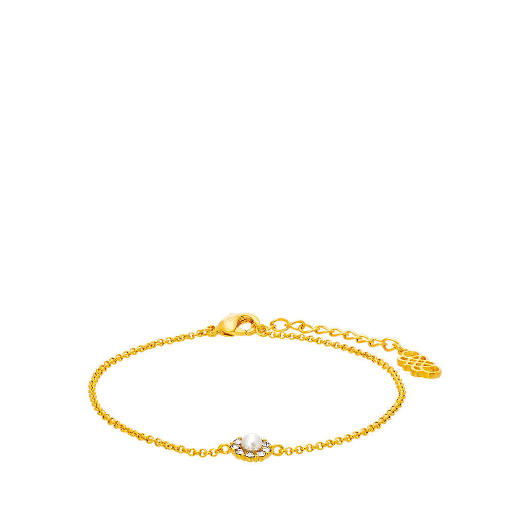 Petite Miss Sofia Pearl Bracelet - Crystal