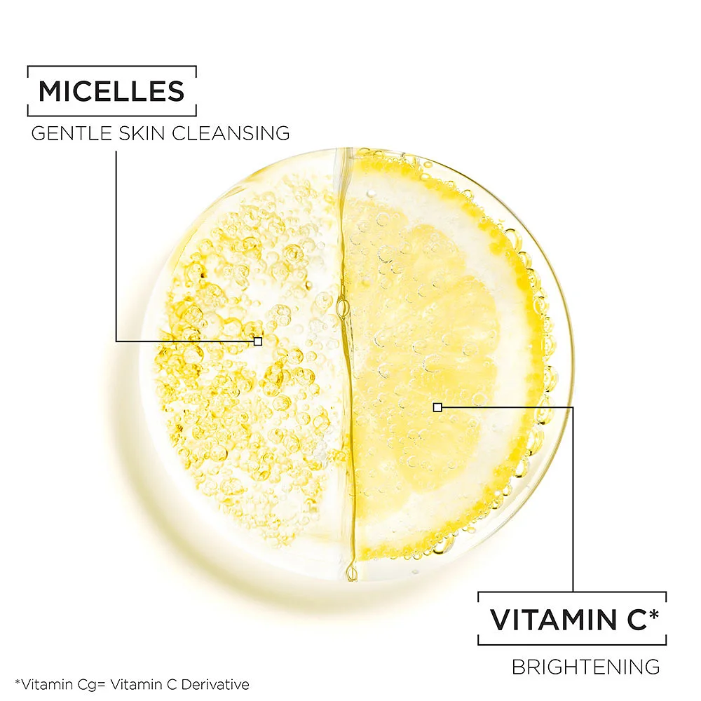 SkinActive Micellar Vitamin C* Cleansing Wate