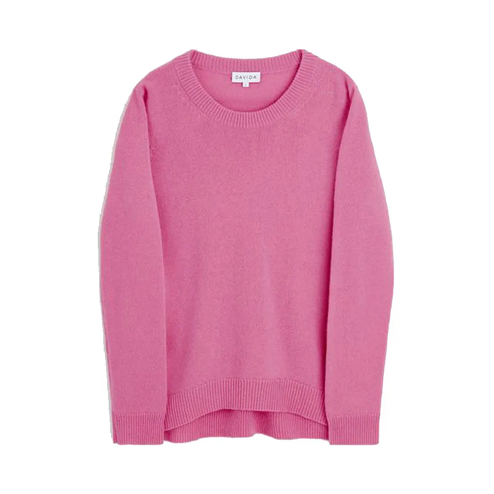 Cashmere Straight O-neck Sweater