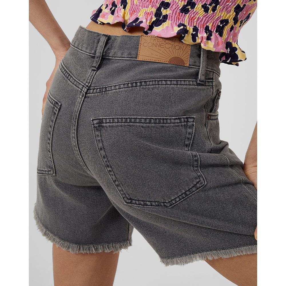 Piper Organic Denim Grey Bermuda Shorts Shorts