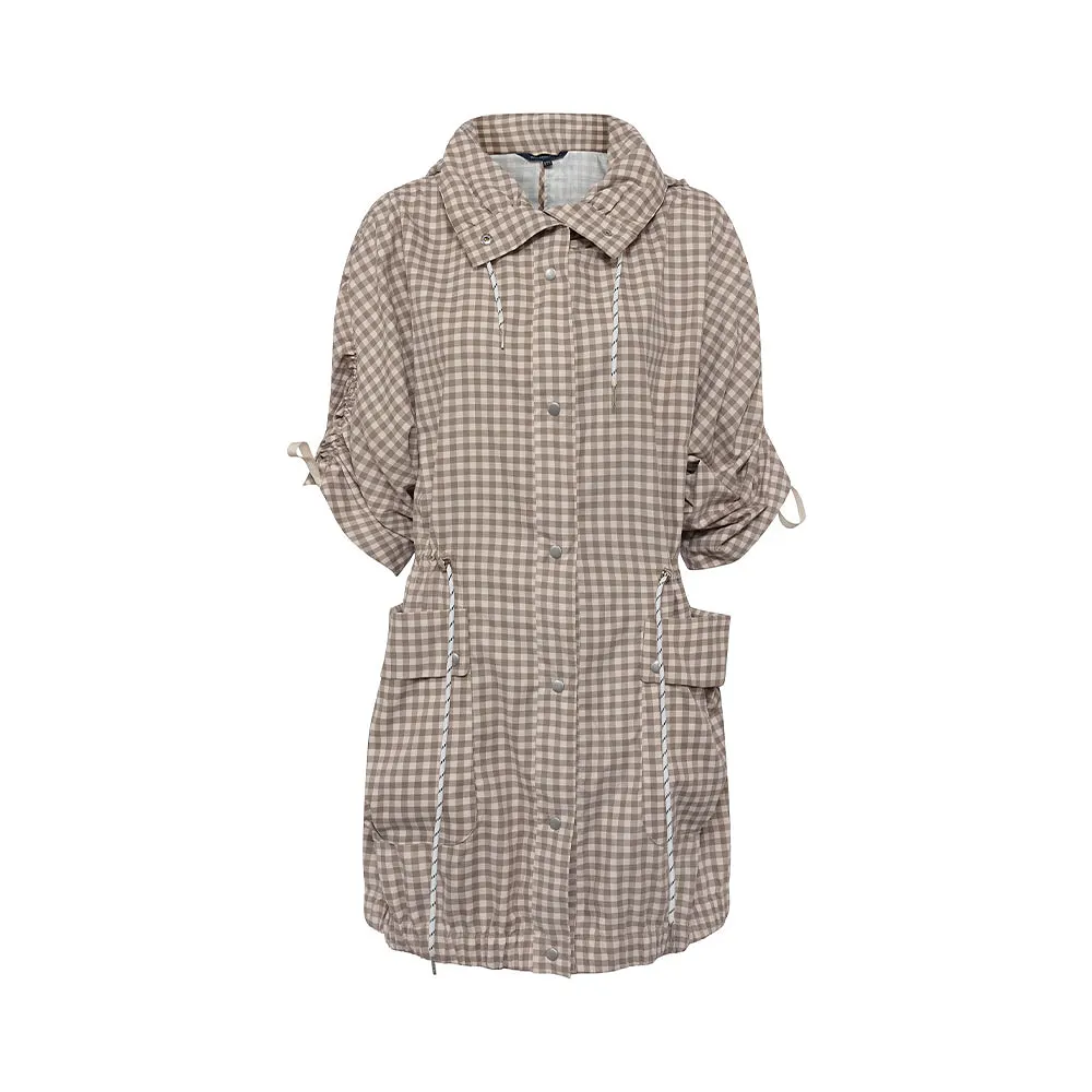 Fillipa Gingham Cream Jacket Jacket