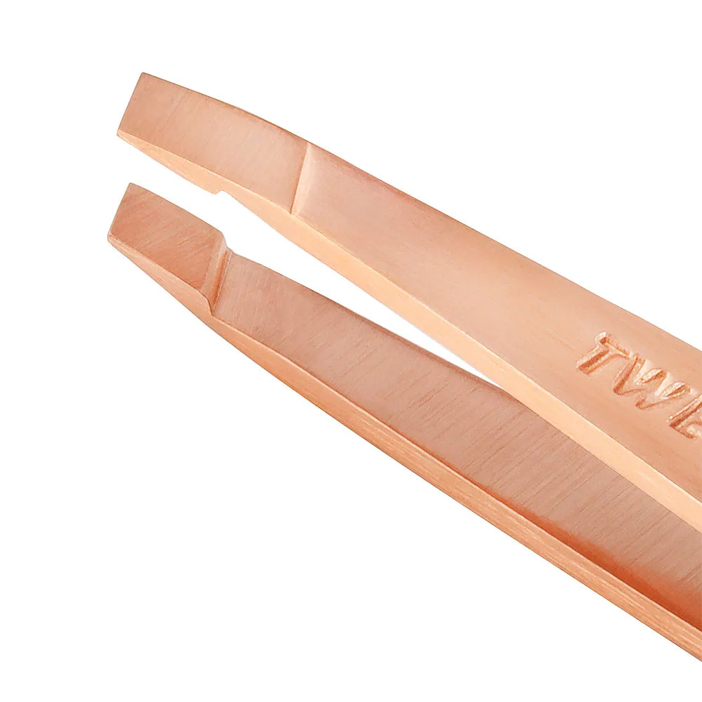 Mini Slant Tweezer Rose Gold