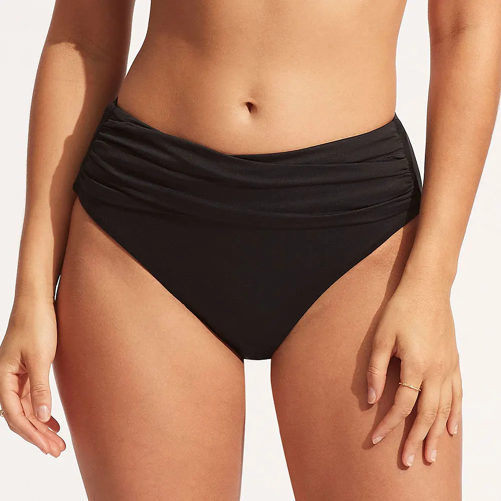 High Waist Wrap Front Bikini Pant