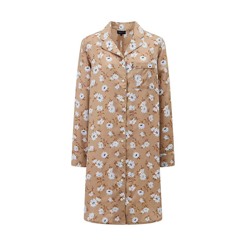 Avery Lyocell Printed Flower Nightshirt