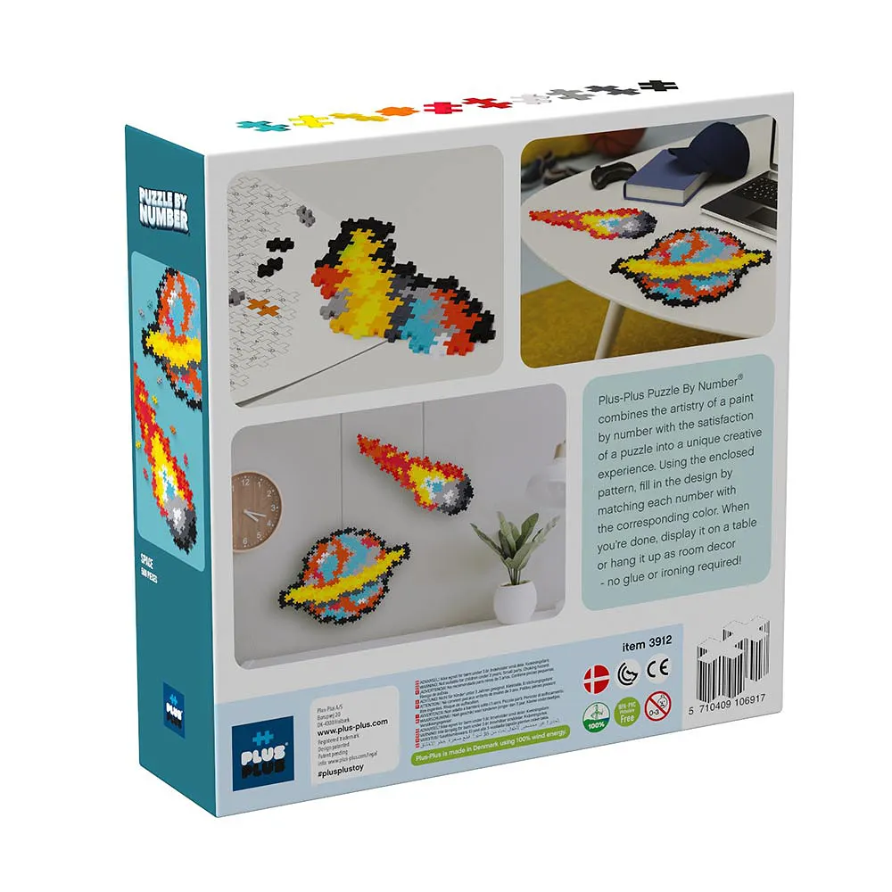 PLUS PLUS Puzzle By Number Space 500pcs