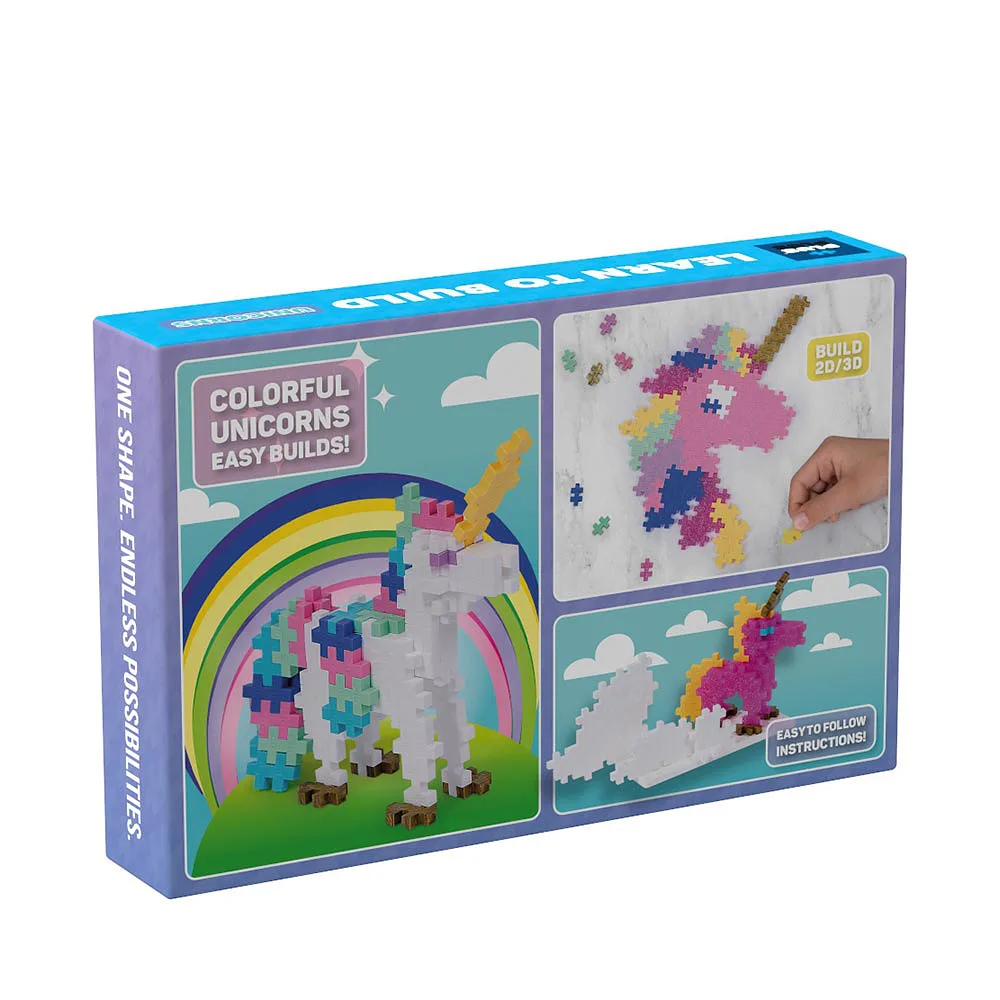 PLUS PLUS Learn to Build Unicorns 275pcs