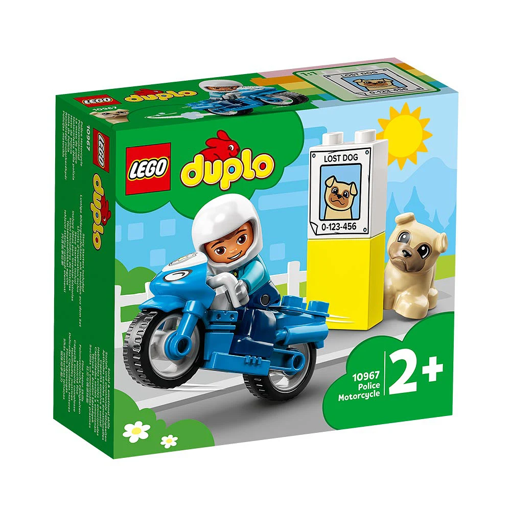 10967 DUPLO Polismotorcykel