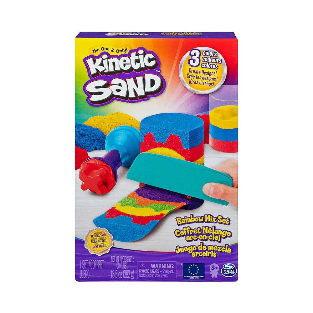 Kinetic Sand Rainbow Mix Set