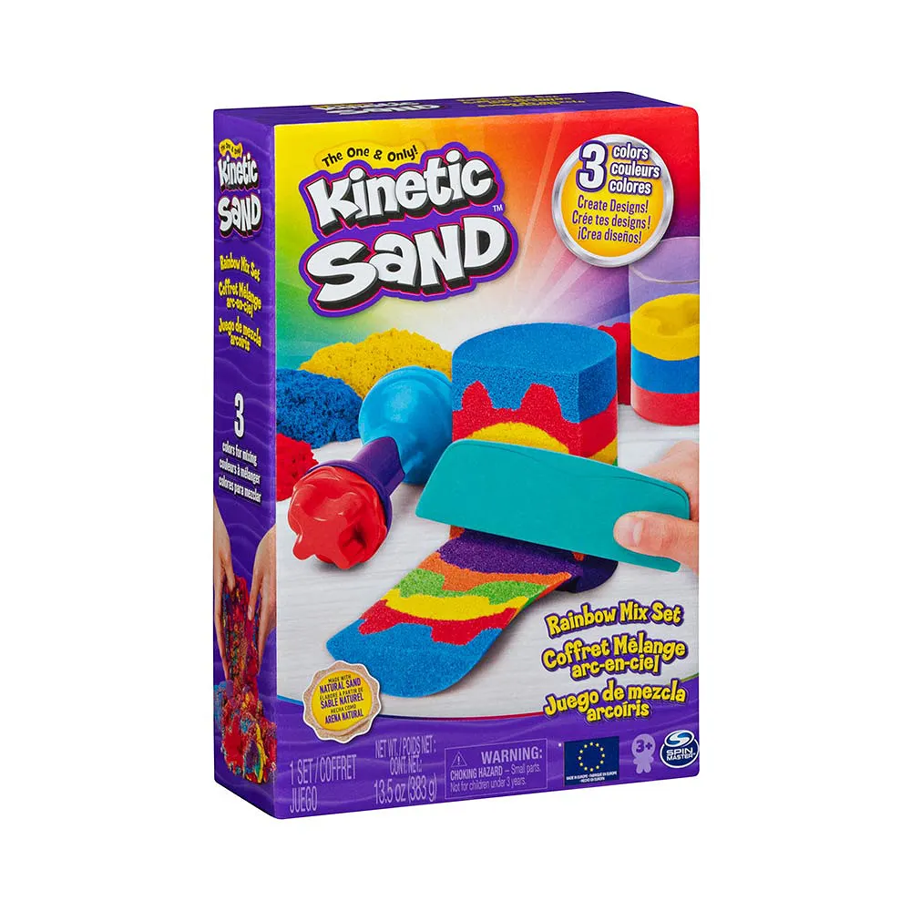 Kinetic Sand Rainbow Mix Set