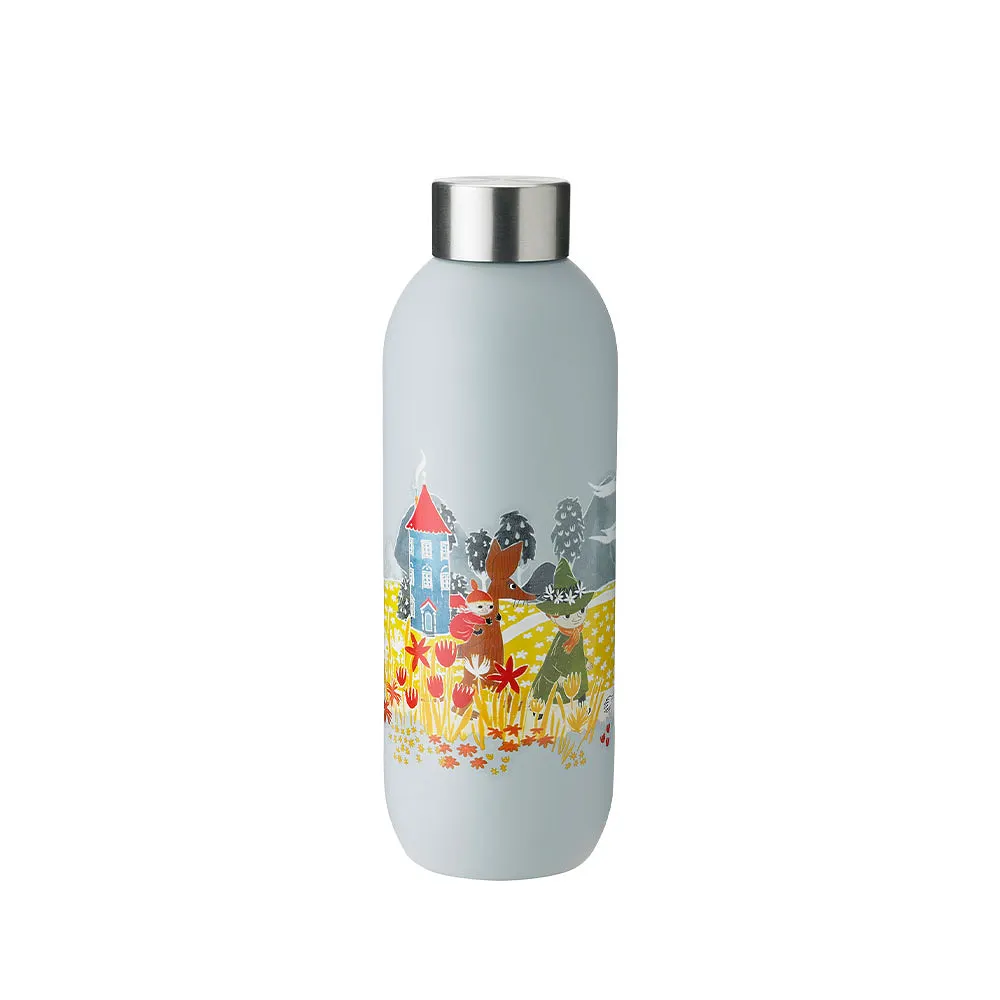 Keep Cool dricksflaska 0.75 l. - Mumin soft sky, Blue