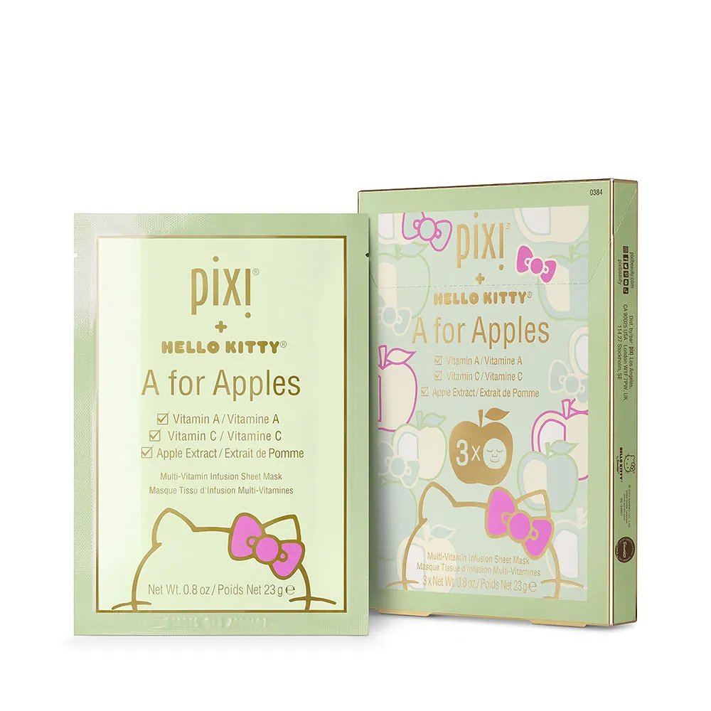 Pixi + Hello Kitty - A for Apples Sheet Mask