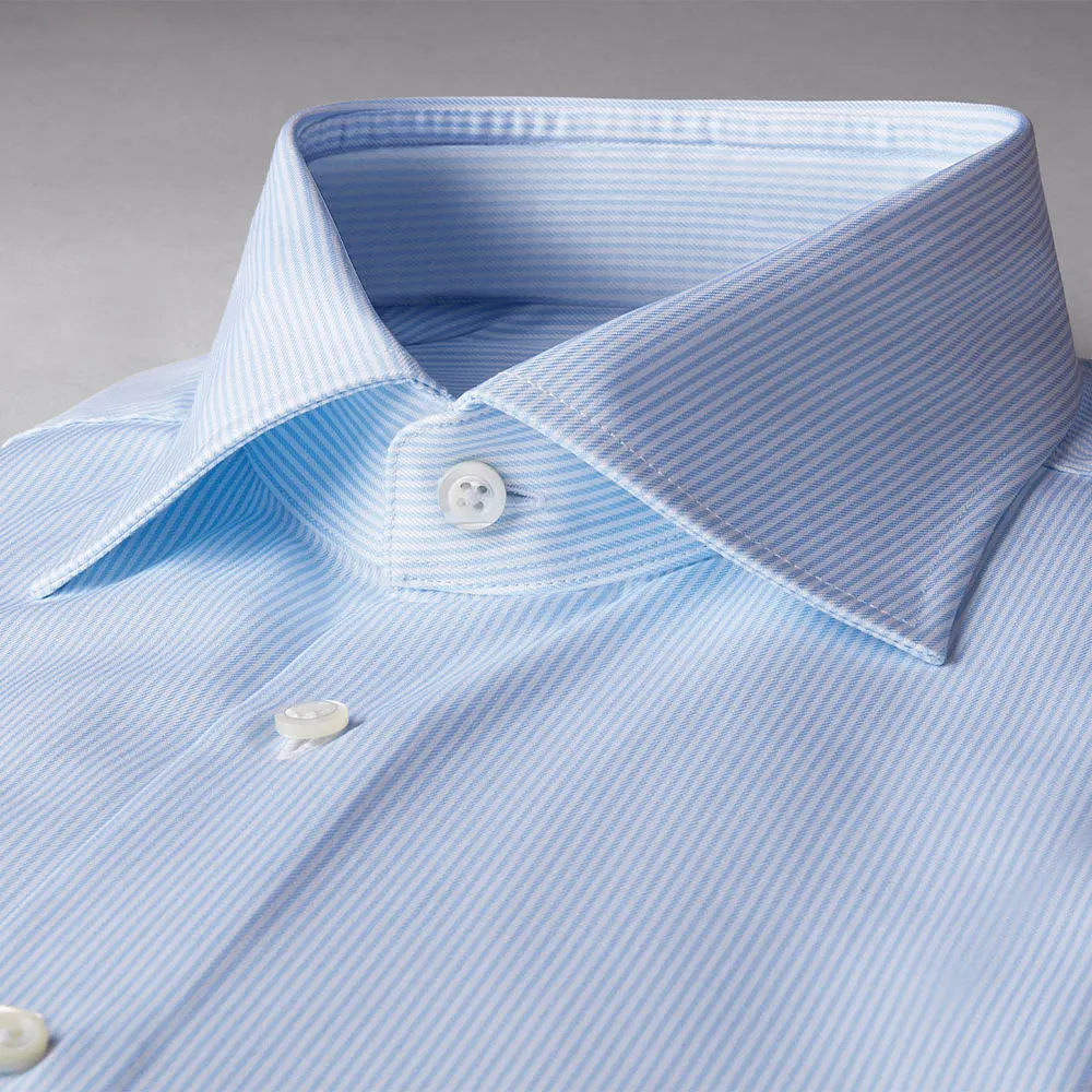 Shirt Pinstriped Light Blue