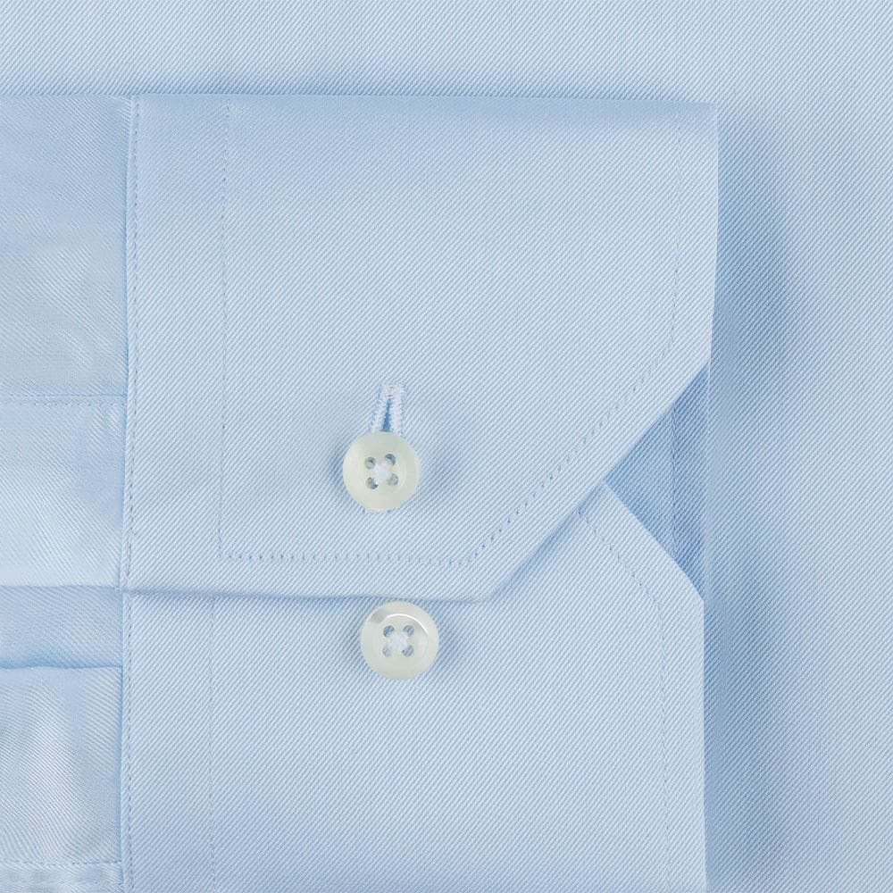 Shirt In Superior Twill Blue