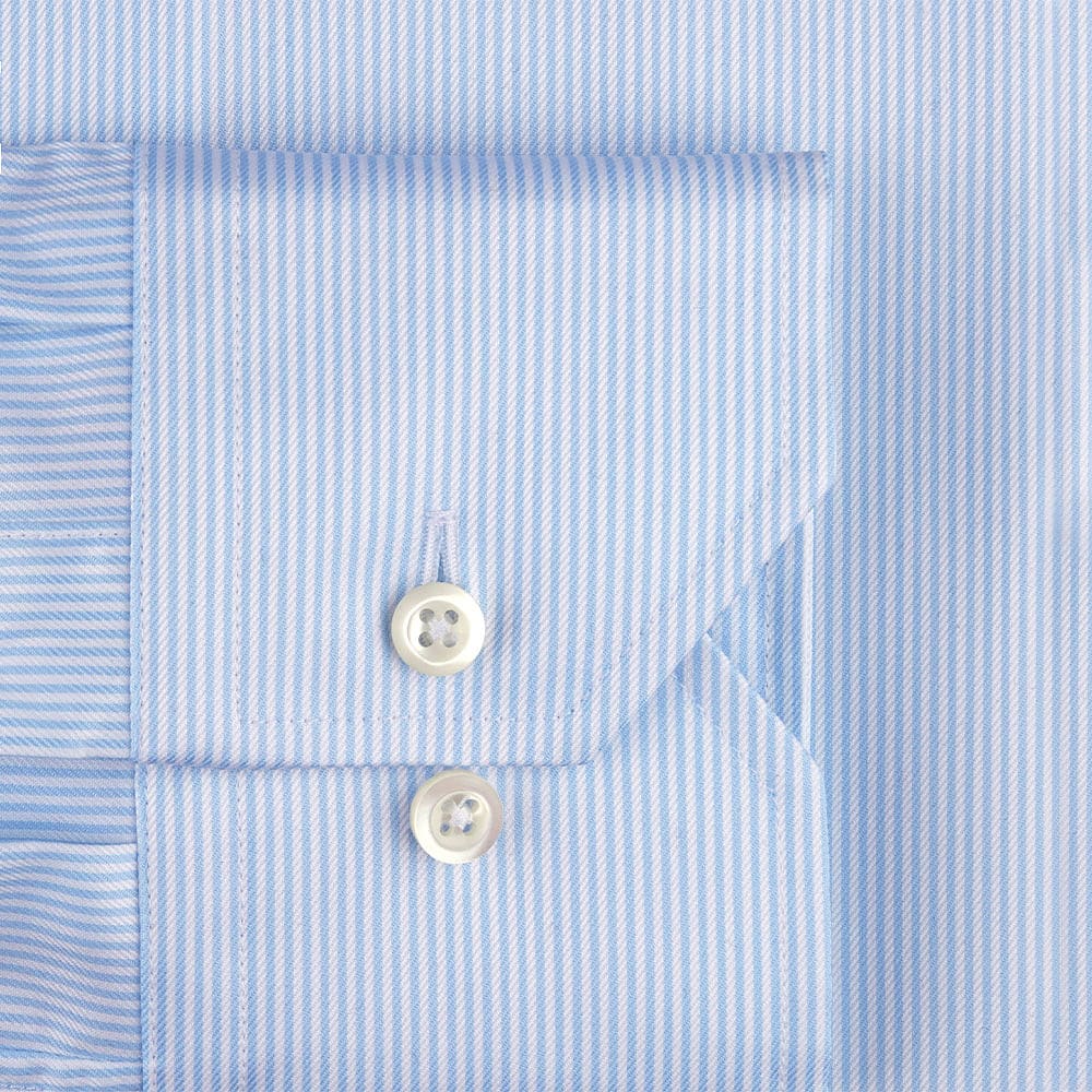 Shirt Pinstriped Light Blue