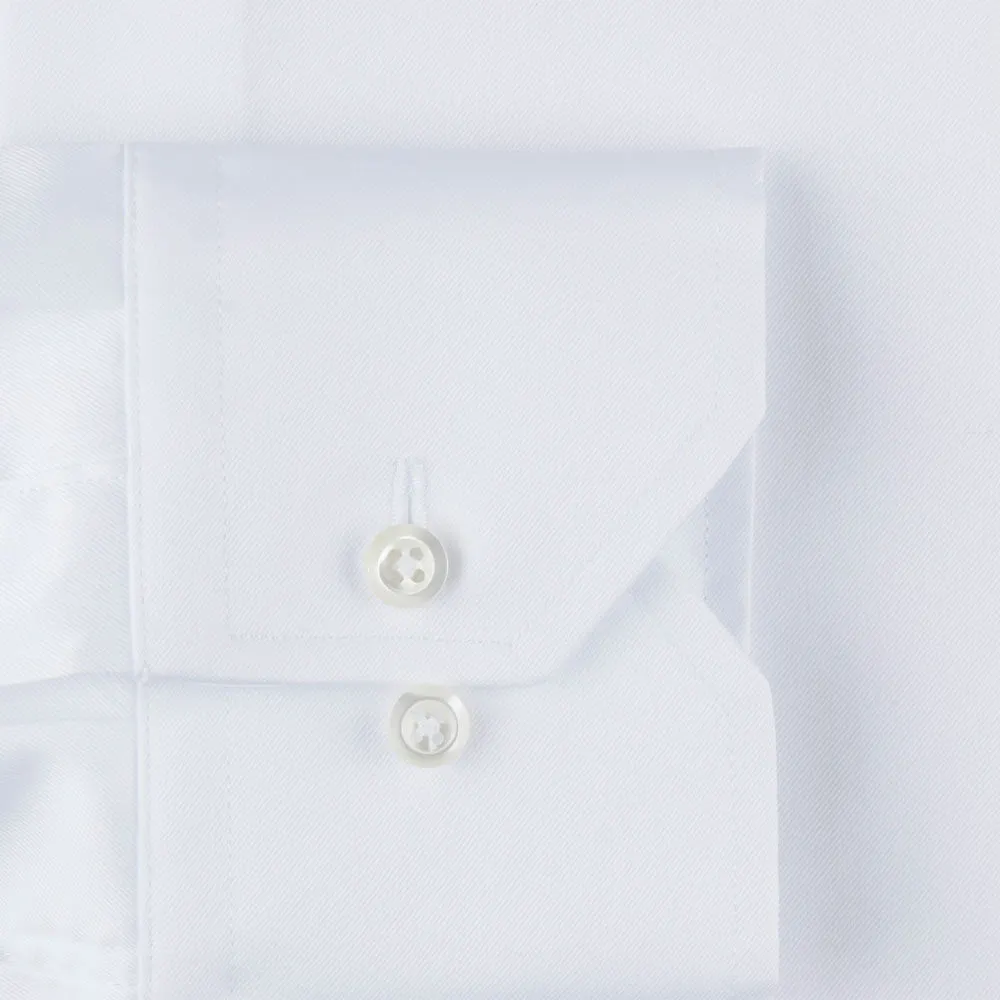 Shirt In Superior Twill White