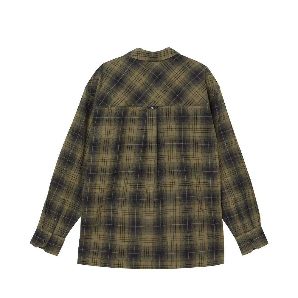 Contrast Pocket Check Overshirt