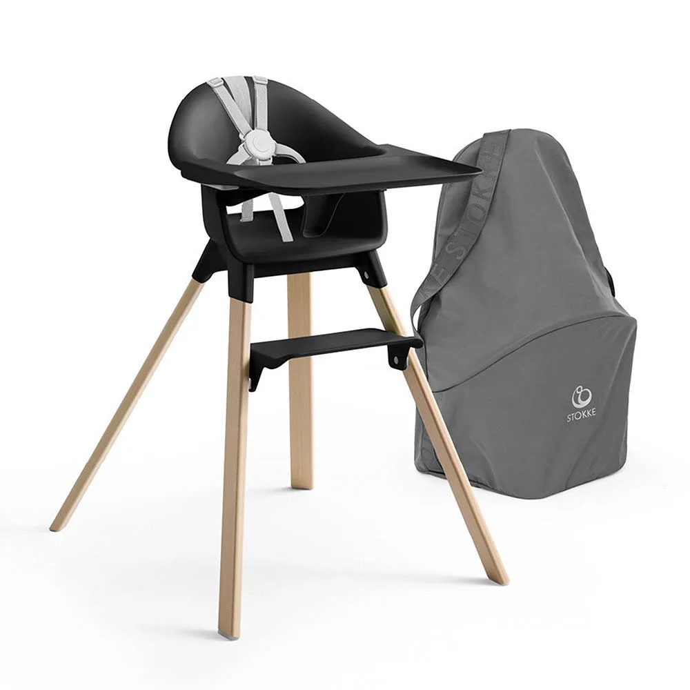 Clikk™ High Chair Black Natural