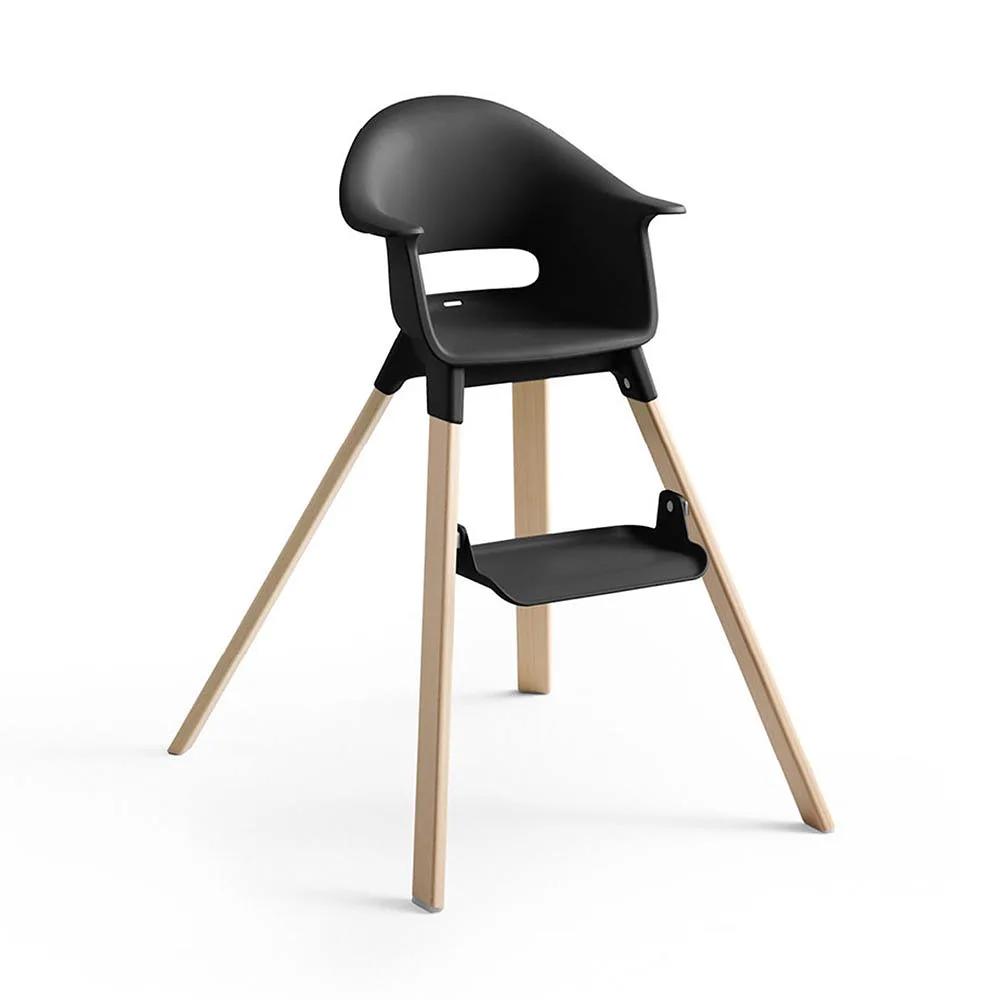 Clikk™ High Chair Black Natural