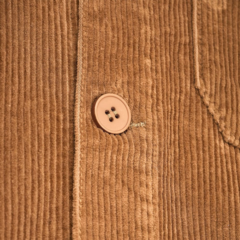 Stretched 8-wales Corduroy Overshirt - GOTS/Vegan