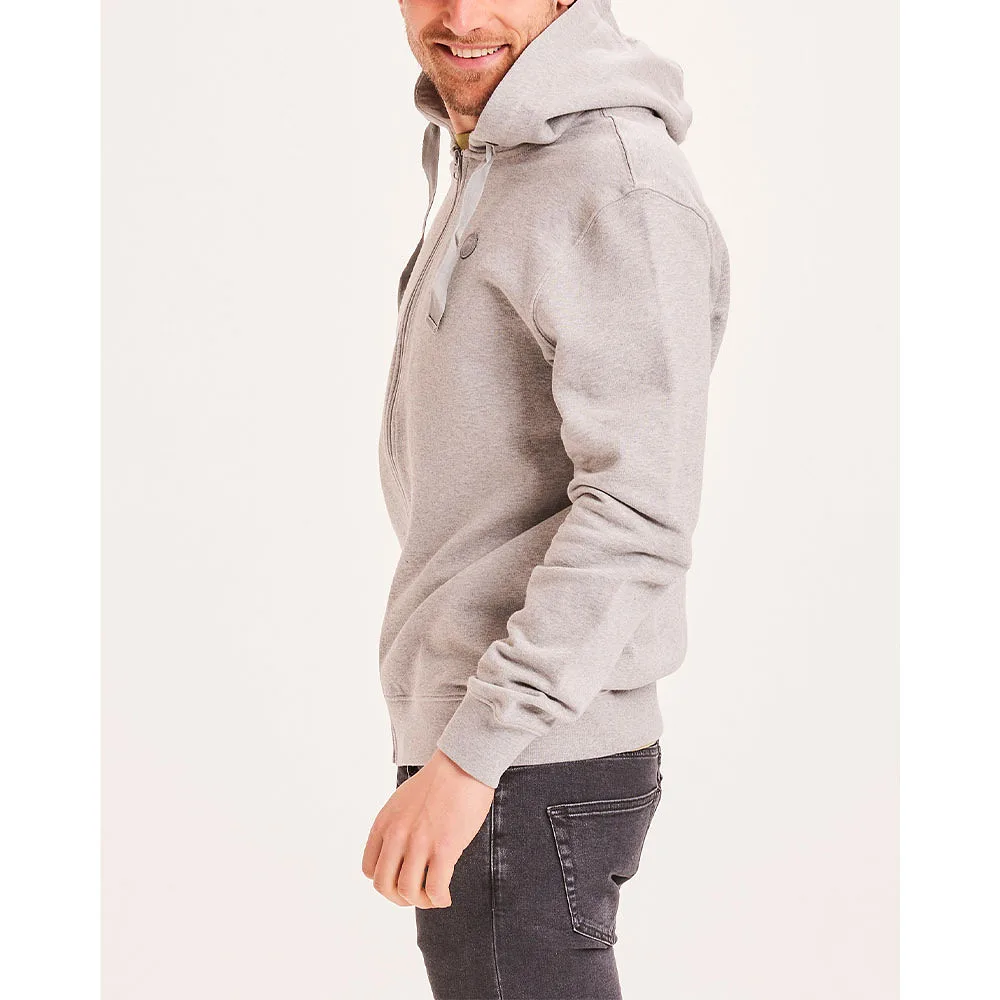 Sweat ELM zip hood basic badge sweat