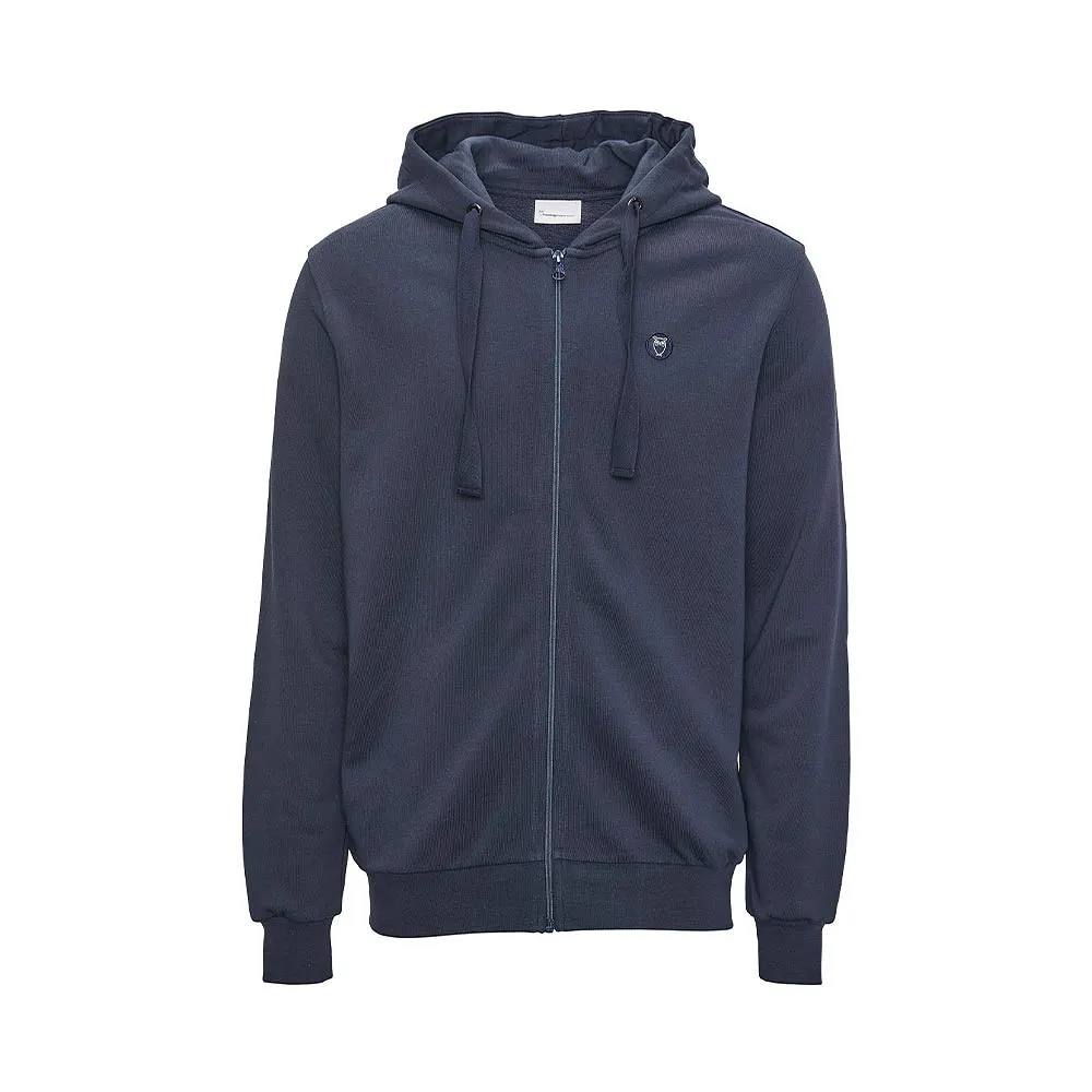 Sweat ELM zip hood basic badge sweat