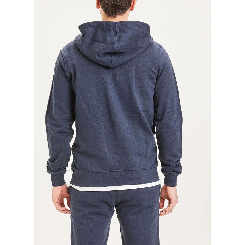 Sweat ELM zip hood basic badge sweat