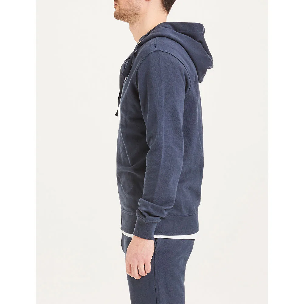 Sweat ELM zip hood basic badge sweat